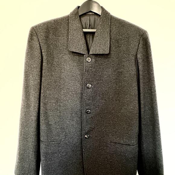 Yohji Yamamoto Pour Homme Single Breasted Wool Blazer M - Picture 4 of 11
